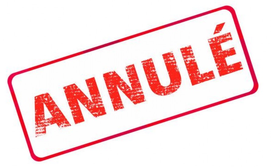Annulation des cours de YOGA et de TAISO jeudi 25 Juin.